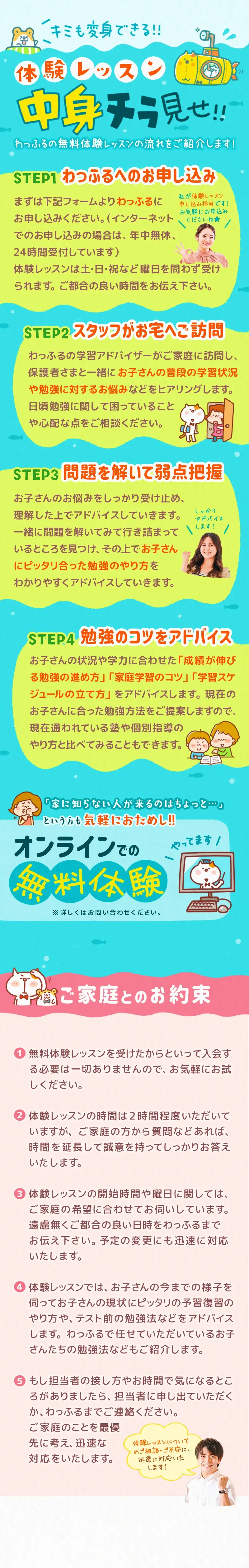 体験授業の中身