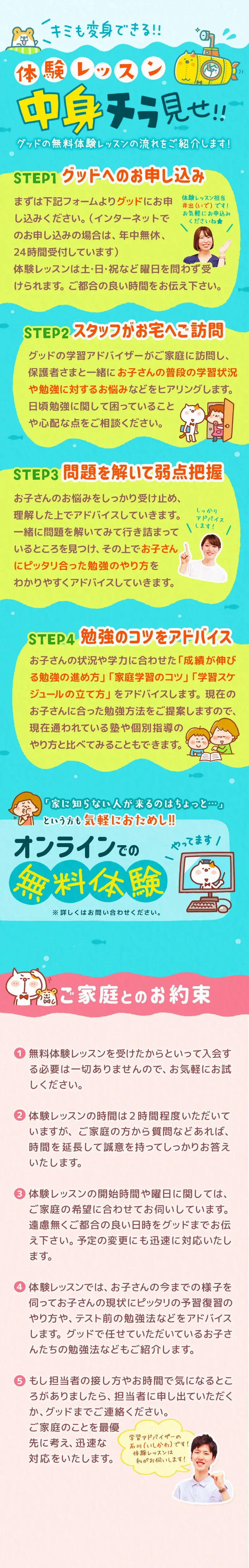 体験授業の中身